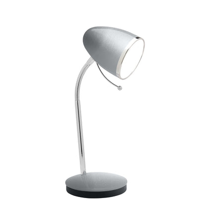 Flexo NALIS Plata AJP/Alemar (Ref. 10855): Dimensiones detalladas.  Diseño elegante y funcional con cabezal orientable.  Compra en luzguru.com
