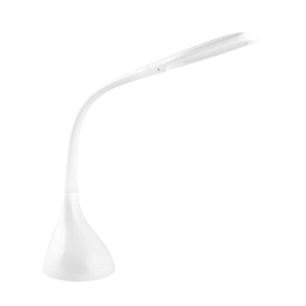 Flexo Rilke Blanc 8w LED de Fabrilamp, diseño moderno y elegante, ideal para escritorio.