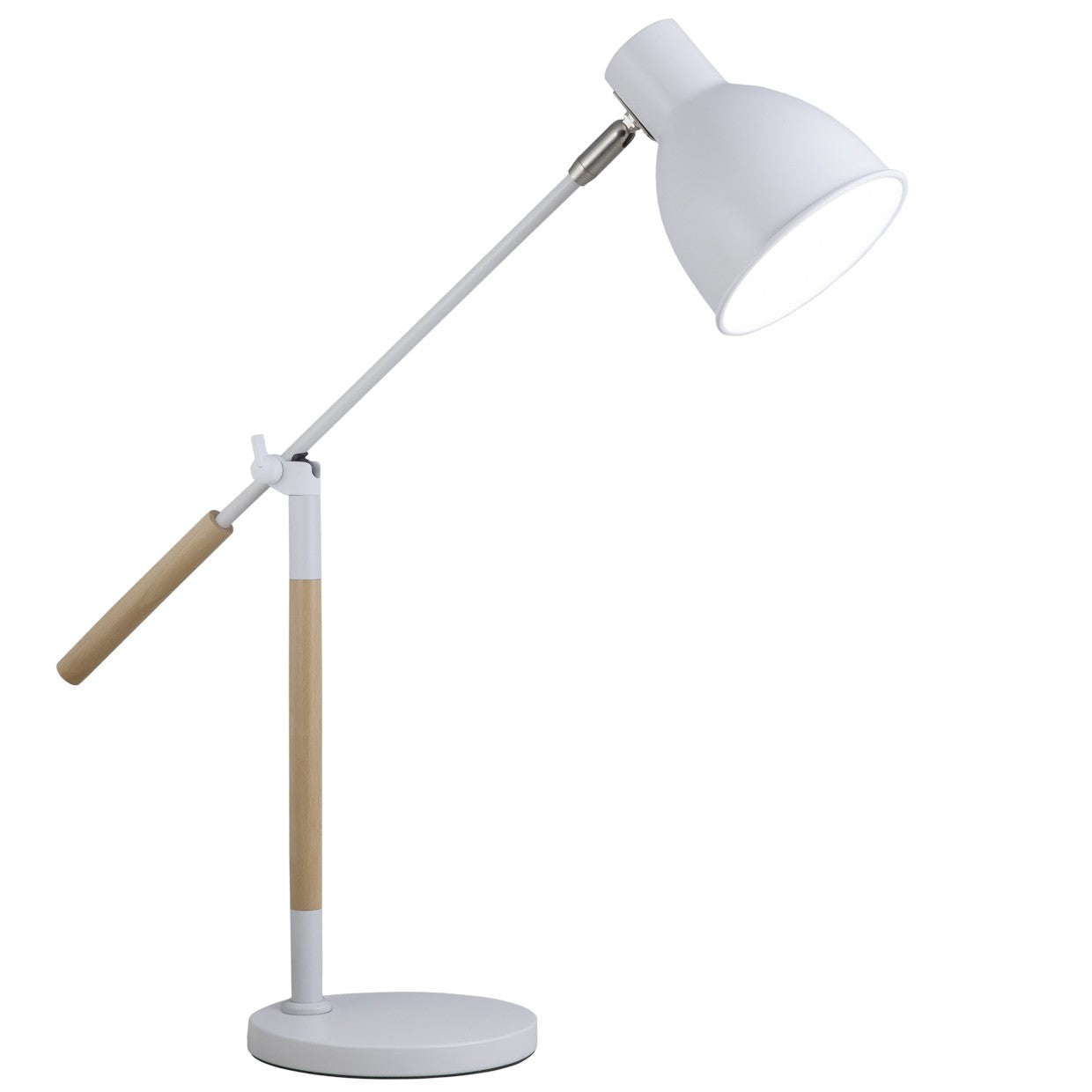 Flexo RISTORI Blanco-Madera AJP / Alemar - luzguru.com