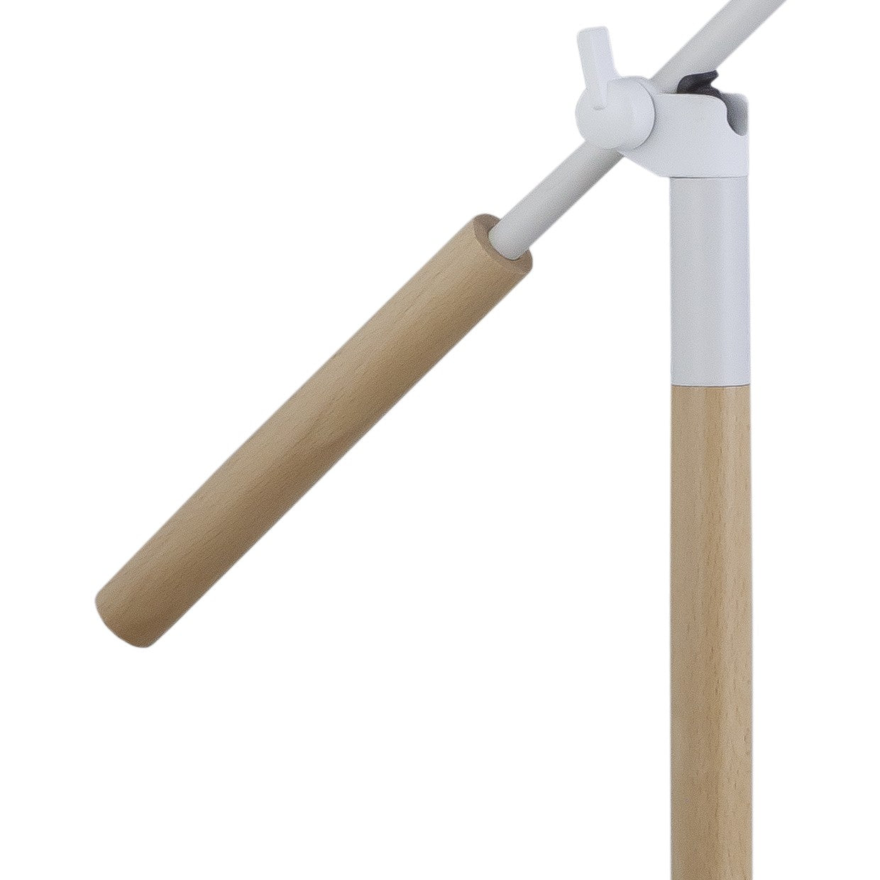 Flexo RISTORI Blanco-Madera AJP/Alemar (Ref. 10995) - Medidas: [Insertar medidas aquí]. Iluminación cálida para el hogar. LuzGuru.
