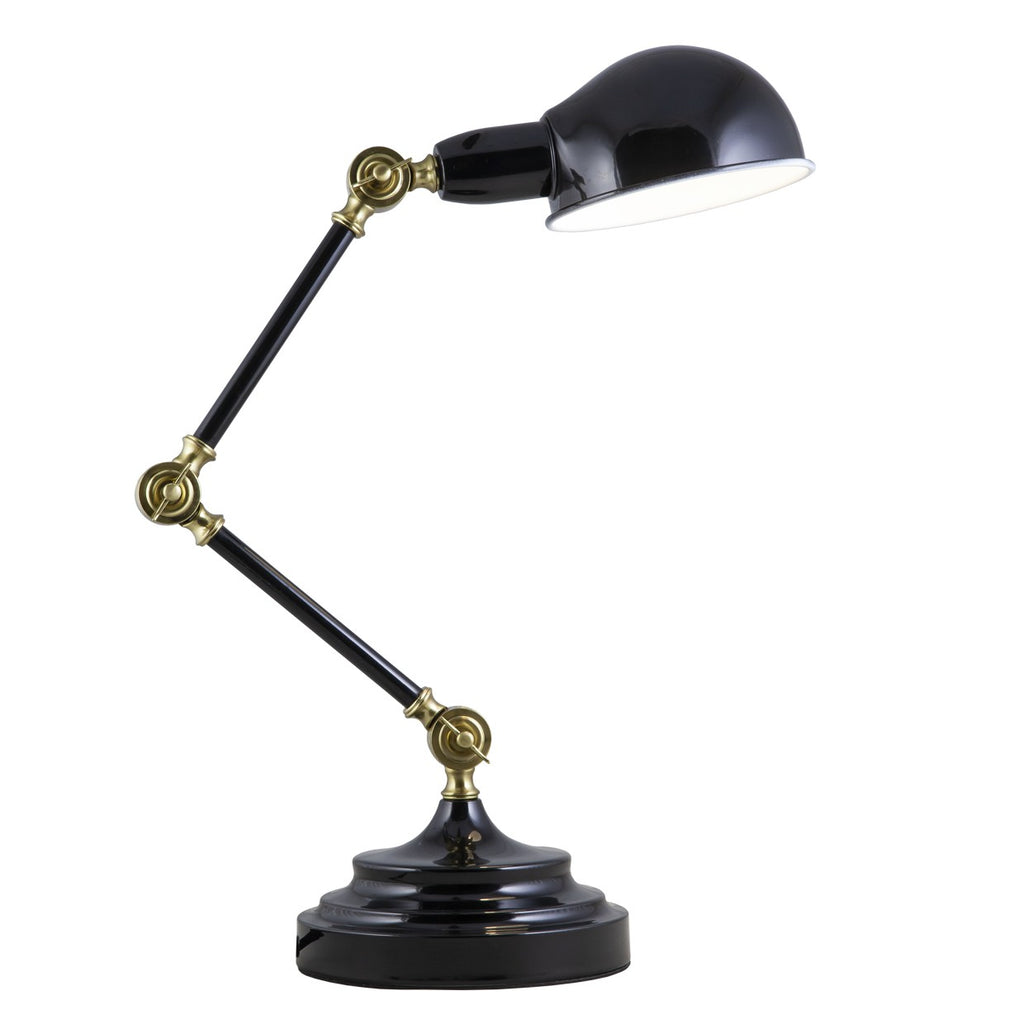 Flexo TADAO Negro-Latón AJP / Alemar - luzguru.com