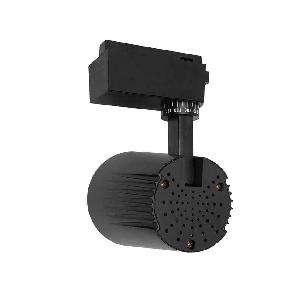 Foco Telma fabricado en aluminio color negro Fabrilamp / Abrila