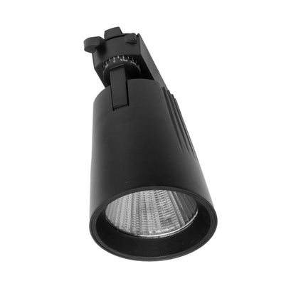 Foco Carril LED 20W 2700K Telma Negro Fabrilamp - Ángulo de iluminación