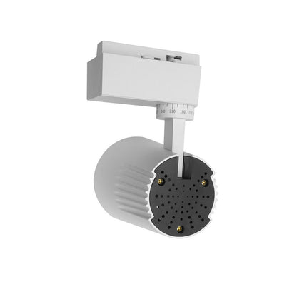Foco Telma fabricado en aluminio color blanco, iluminación moderna