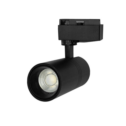 Foco de carril ANZO fabricado en aluminio color negro