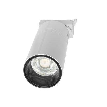 Foco de carril ANZO 30W 2700K blanco, ángulo de iluminación de 36°. Iluminación precisa.