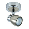 Foco orientable Chacho Fabrilamp / Abrila 142481003 níquel, ideal para iluminación interior