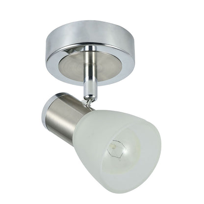 Cholo Foco Moderno Fabrilamp / Abrila 141981020 orientable en cromo níquel