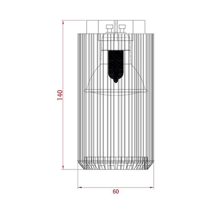 Foco de techo Sahara con casquillo GU10 para bombilla reemplazable