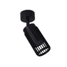 Foco de techo Sahara CristalRecord negro arenado, ref. 43-211-11-180