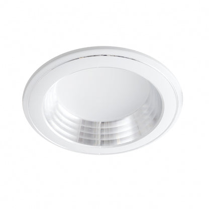 Foco empotrable Corfu Blanco/Cromo 5W de Fabrilamp, iluminación LED integrada para interiores.