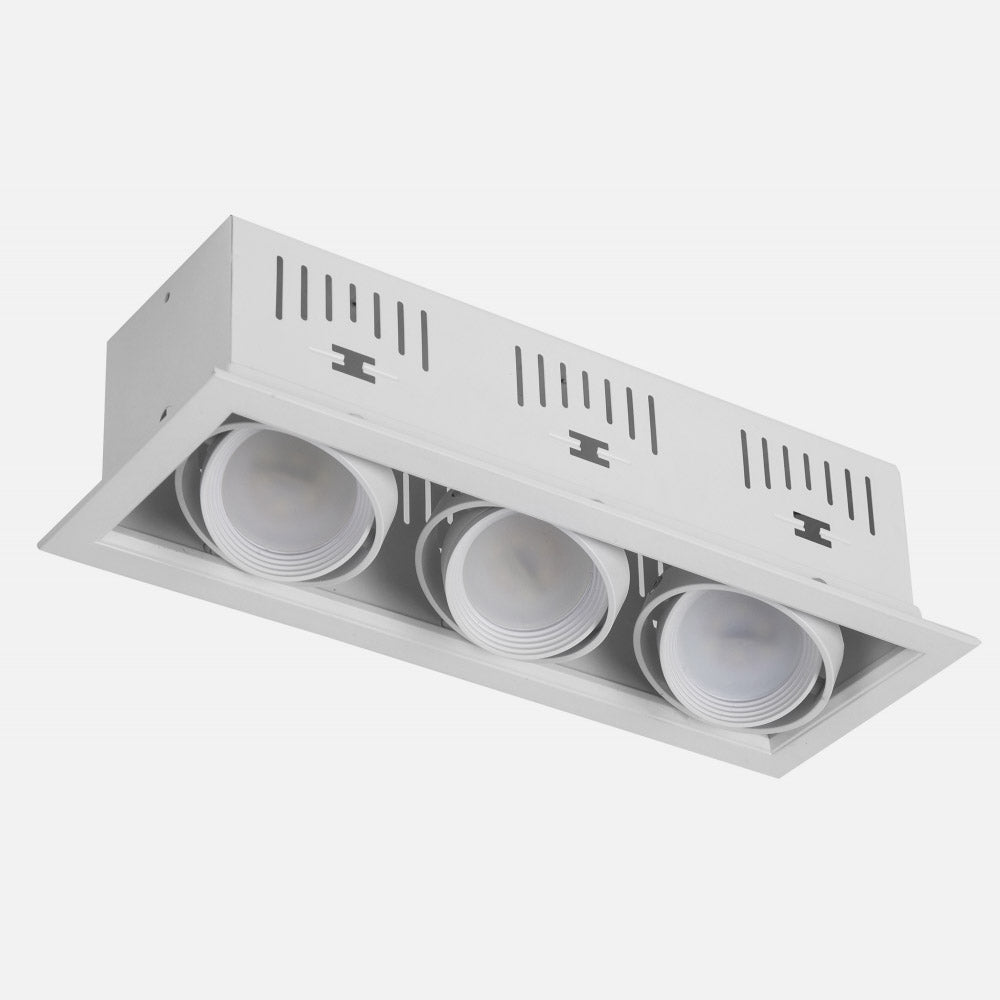 Foco empotrable con spot dirigido orientable para interior