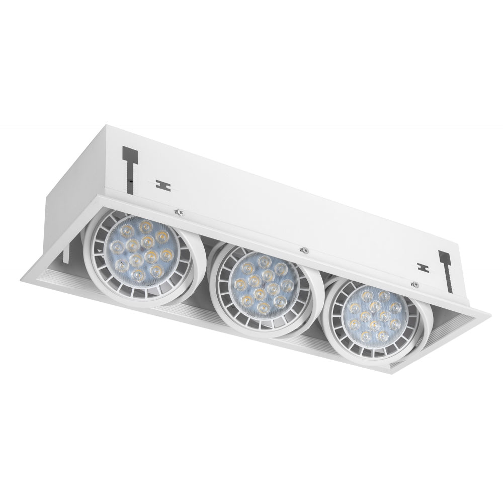 Foco Empotrable Cesar 3 Luces Blanco Fabrilamp / Abrila 092383001