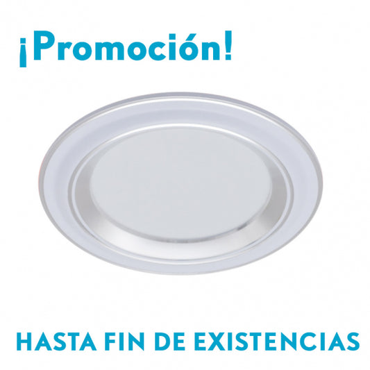 Foco LED empotrable blanco 3W Fabrilamp - Vista frontal