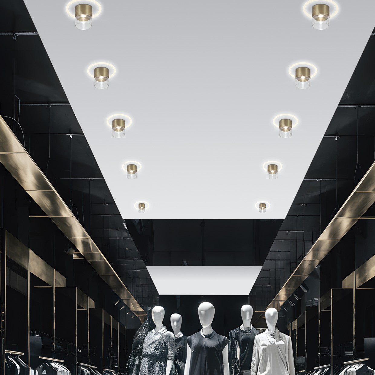 Medidas Foco LED ILAI Latón 6W 3000K - AJP/Alemar Ref. 11636 - Luz cálida - luzguru.com
