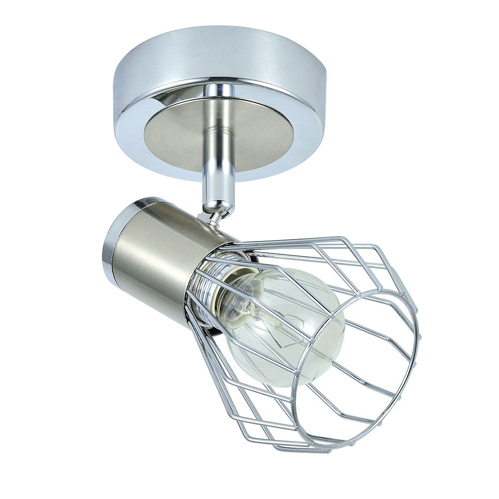 Foco Mateo Moderno Orientable Cromo Fabrilamp / Abrila 142281003