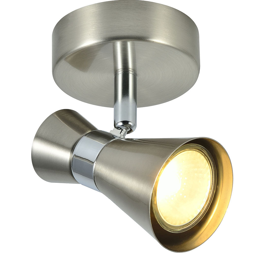 Foco Máximo fabricado en Metal color Cromo y Níquel