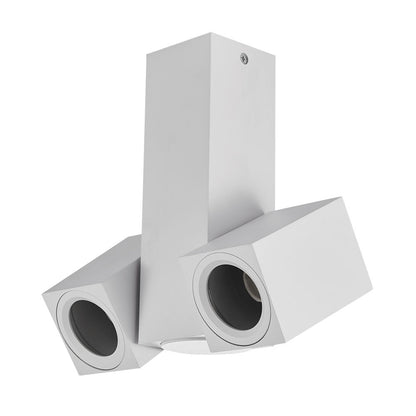 Foco Nerja fabricado en aluminio color blanco para iluminación técnica