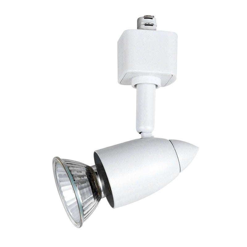 Foco Orientable Len CristalRecord Aluminio Blanco para Raíl, Ref. 63-361-50-100