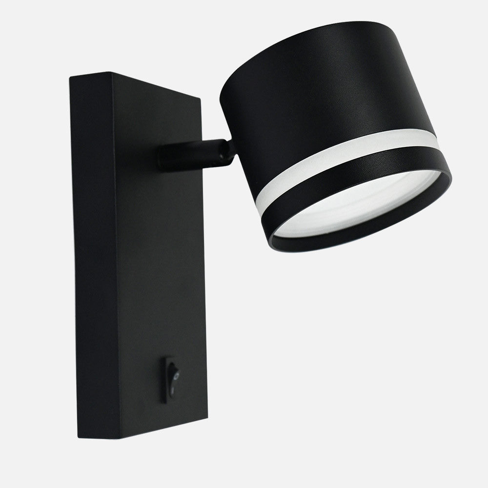 Aplique Moderno Orientable Negro Ortiga Fabrilamp / Abrila 253681009