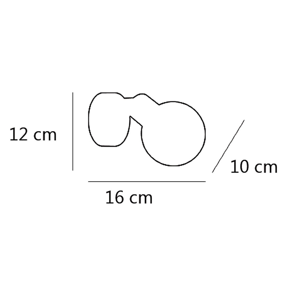 Medidas Foco Rolo Cuero AJP/Alemar Ref. 10291 - luzguru.com
