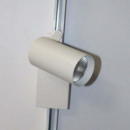 Foco Simox fabricado en aluminio color blanco con 3 temperaturas de luz