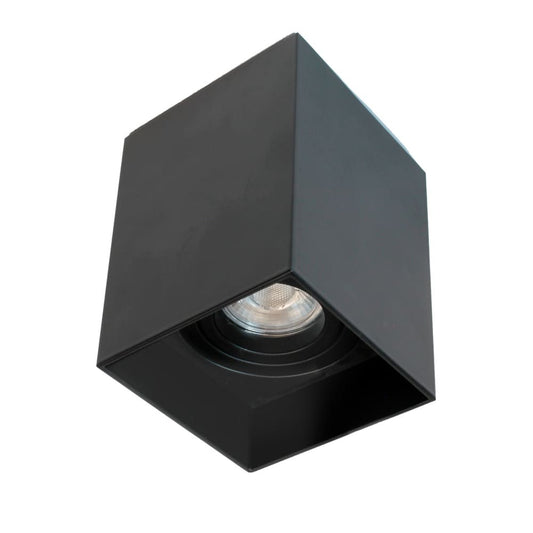 Foco de Techo Orientable Sira GU10 Negro Texturizado CristalRecord - vista principal | CristalRecord