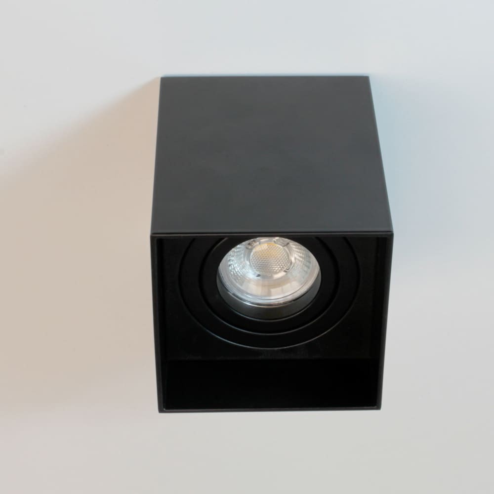 Foco de Techo Orientable Sira GU10 Negro Texturizado CristalRecord - imagen 4 | CristalRecord