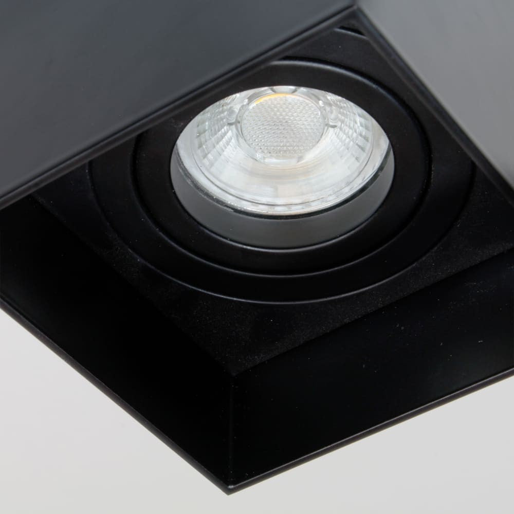 Foco de Techo Orientable Sira GU10 Negro Texturizado CristalRecord - imagen 3 | CristalRecord