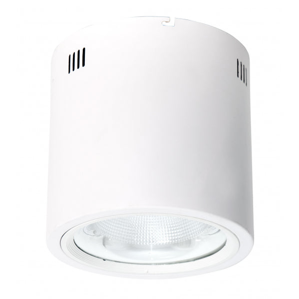 Foco Superficie Tubular 30W 4000K Blanco de Fabrilamp - Vista frontal