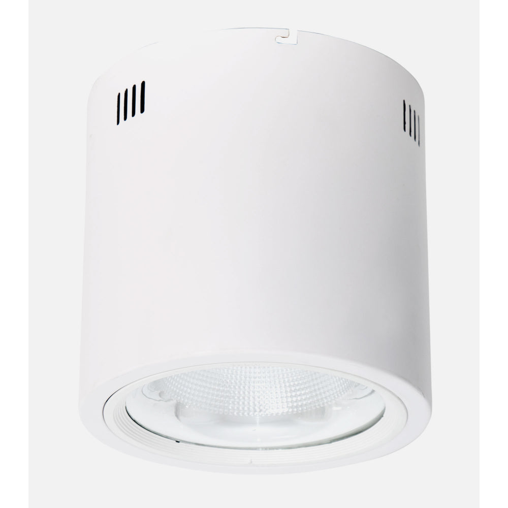 Foco Tubular fabricado en Metal color Blanco, luz LED Fabrilamp / Abrila
