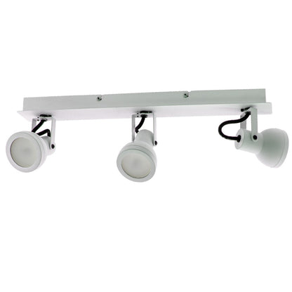 Regleta de techo Heli CristalRecord con 3 focos orientables, ref. 43-720-03-000