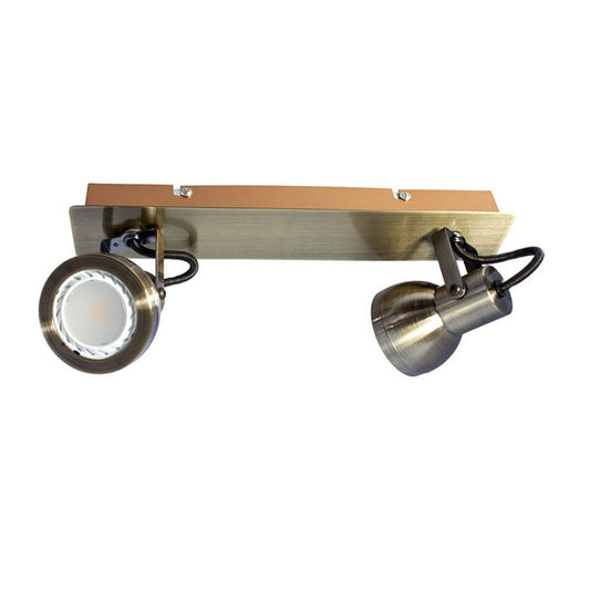 Foco GU10 Orientable Heli Cuero CristalRecord 43-720-02-006