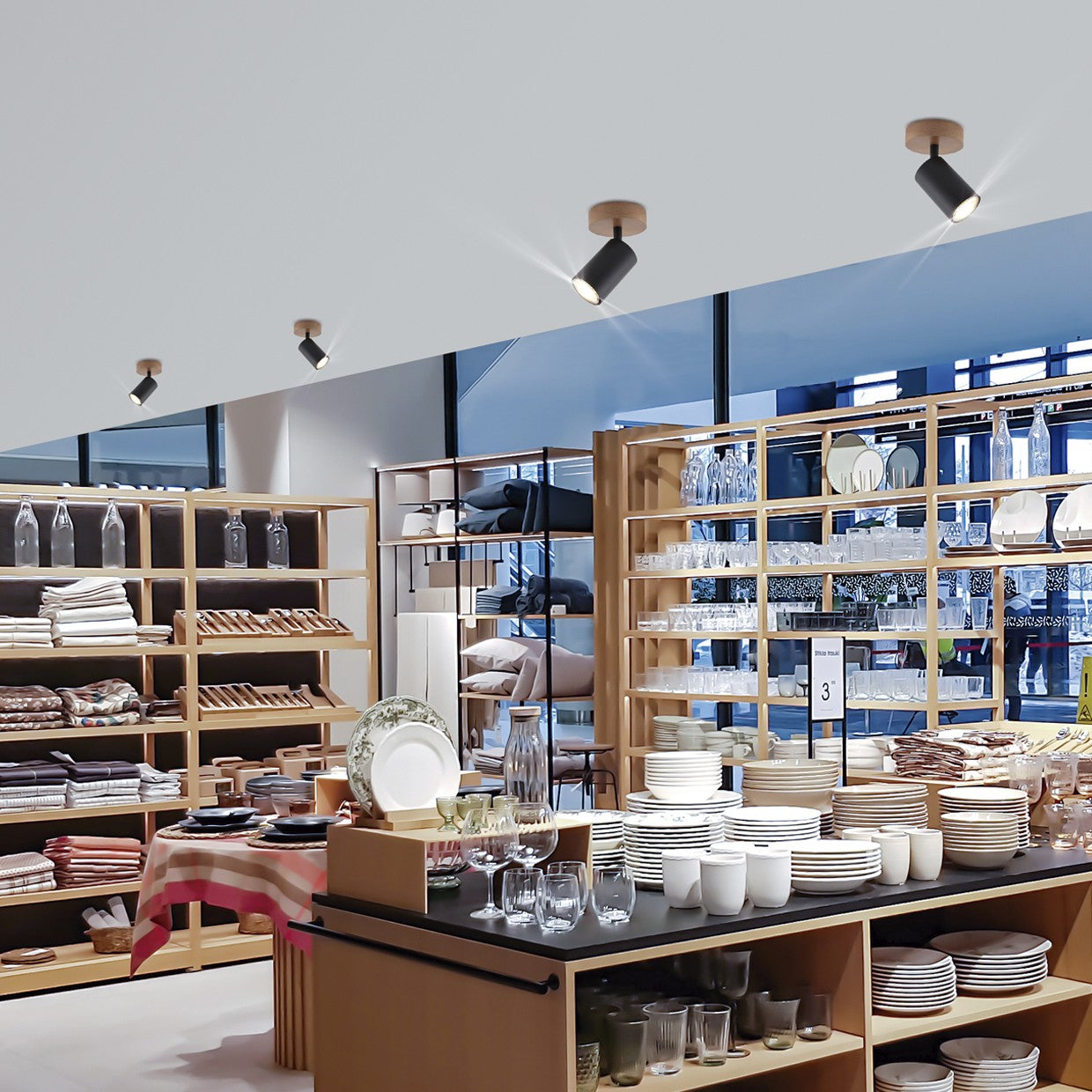 Medidas Foco Pireo Negro-Madera AJP/Alemar Ref. 11141 - luzguru.com
