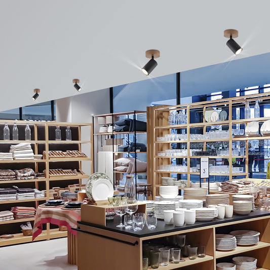 Medidas Foco Pireo Negro-Madera AJP/Alemar Ref. 11141 - luzguru.com
