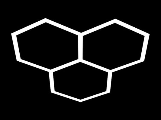 Plafón LED Modular Hexagonos Varios Tamaños Blanco MH | 777802 777803 777805