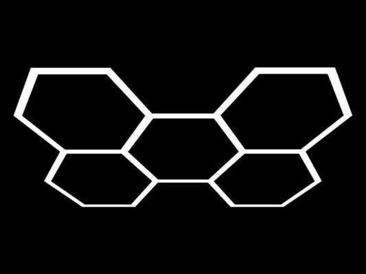 Plafón LED Modular Hexagonos Varios Tamaños Blanco MH | 777802 777803 777805