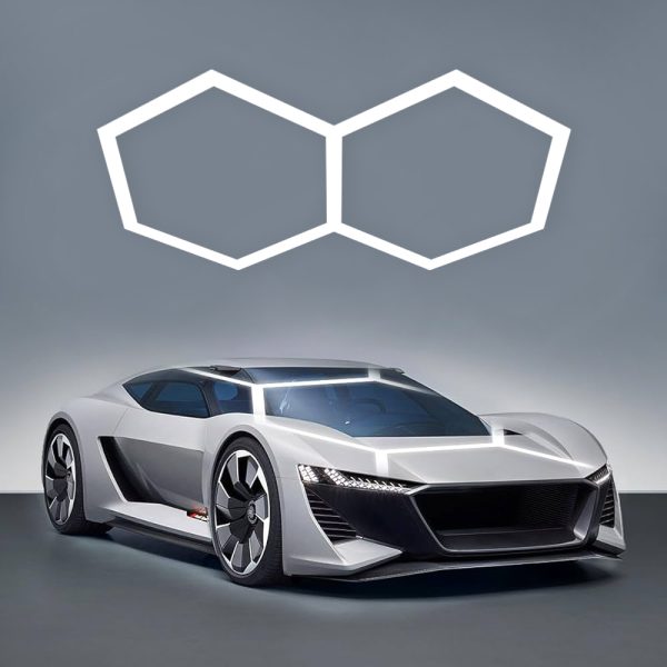 Plafón LED Modular Hexagonos Varios Tamaños Blanco MH | 777802 777803 777805