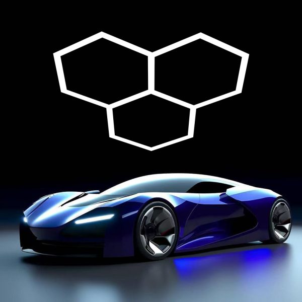 Plafón LED Modular Hexagonos Varios Tamaños Blanco MH | 777802 777803 777805