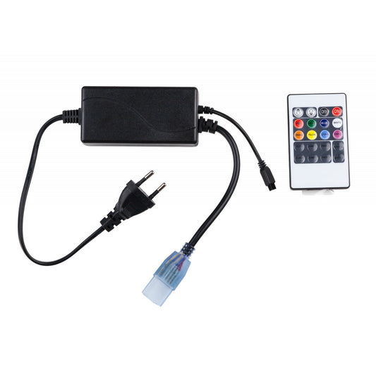 Tira LED Freya-220v Negro/Blanco – vista principal · Ref. 1704CONTR-RGB-45M