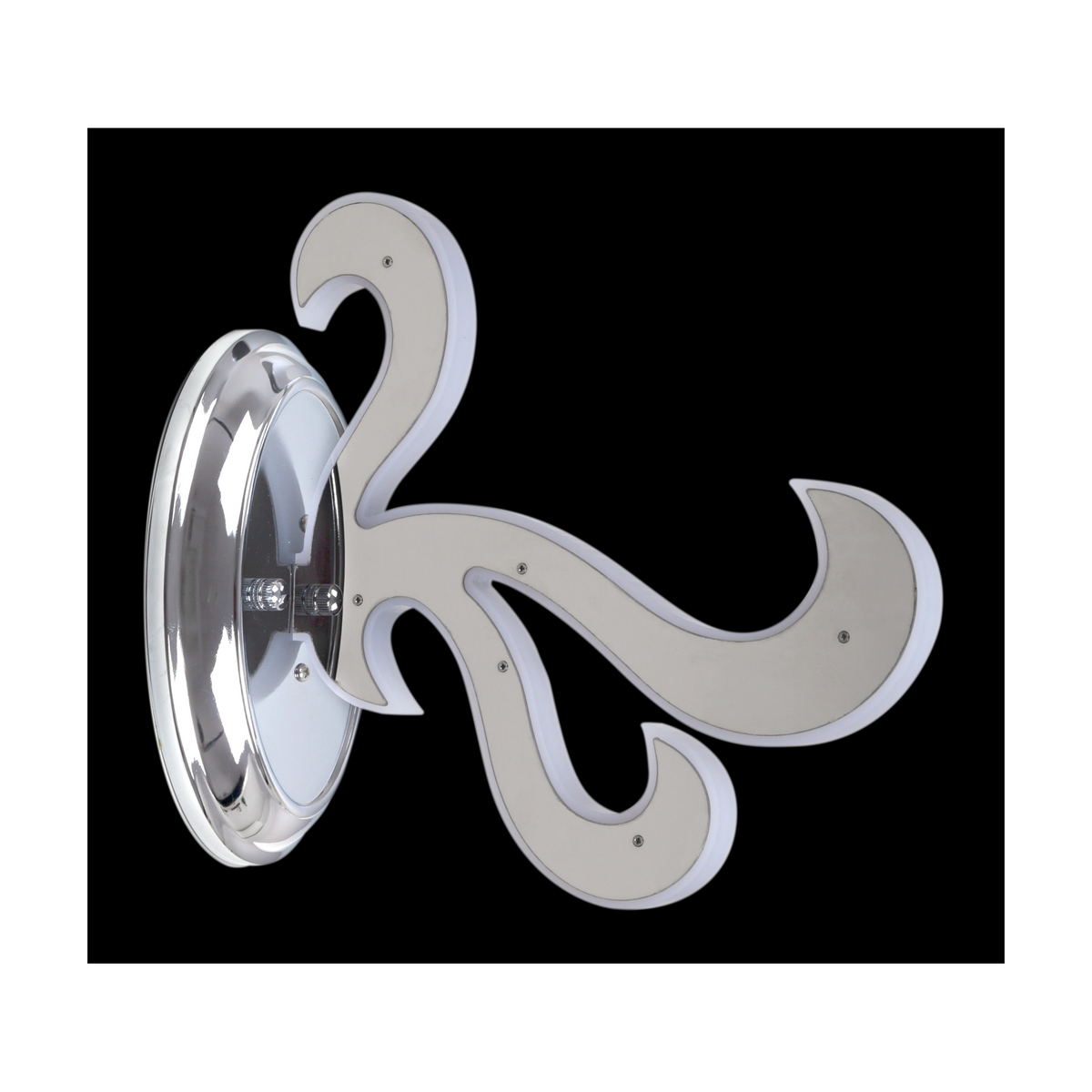 Aplique moderno Fuego Cromo – vista principal · Ref. 081061020