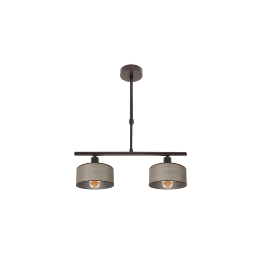 Lámpara Colgante Gilda 2 Luces E14 Fabrilamp - vista principal | Fabrilamp / Abrila · Ref. 190352002