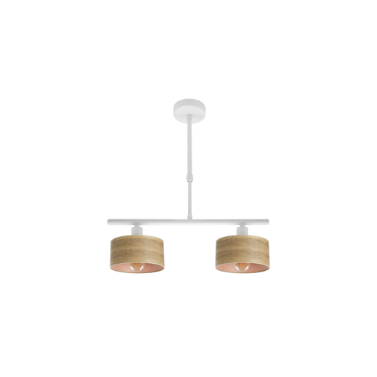Lámpara Colgante Gilda 2 Luces E14 Fabrilamp - vista principal | Fabrilamp / Abrila · Ref. 190352085