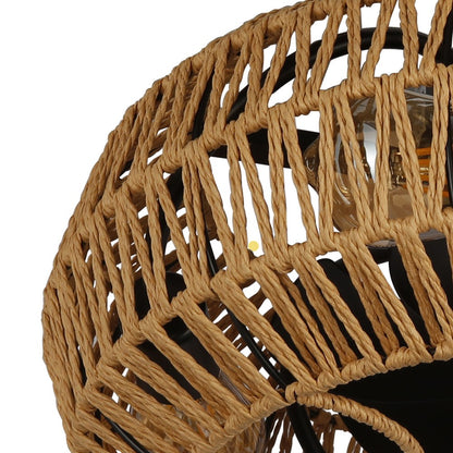Lámpara ventilador con estilo natural ideal para salones