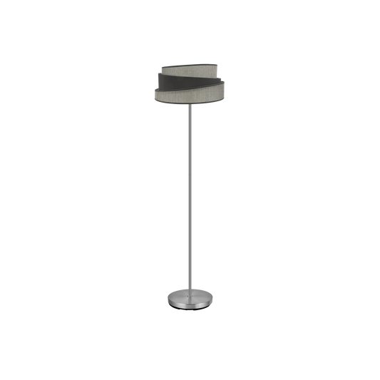 Pie Salón moderno Hara Níquel / Gris – vista principal · Ref. 179841028