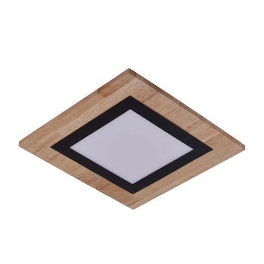 Plafón Hasbi fabricado en Madera color Negro y Madera