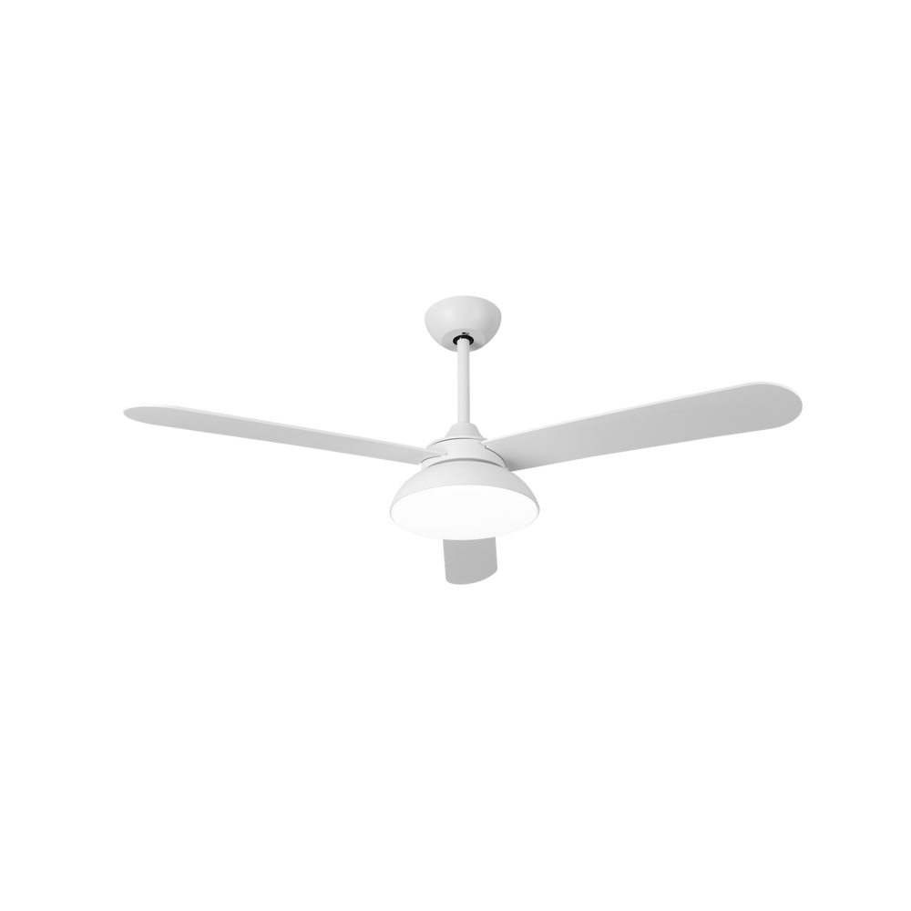 Ventilador de Techo Haur 107 cm LED 24W CCT 2950 lm Plata Abrila