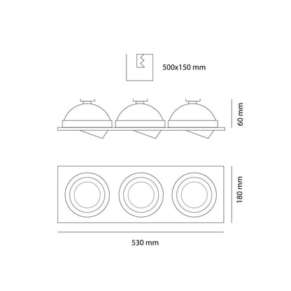 Iluminación moderna ideal para salón