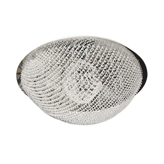 Plafón Moderno LED Hemisferio Transparente – vista principal · Ref. 026281149
