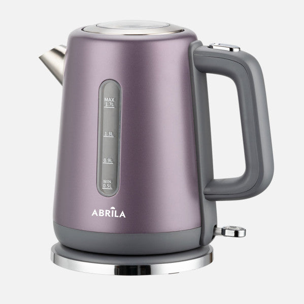 Hervidor de Agua Eléctrico Toral 1,7 L 2200 W Violeta/Gris Fabrilamp - Vista frontal principal en fondo blanco | LuzGurú